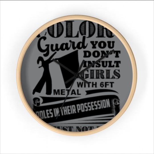 Discover Love Color Guard Wall Clocks
