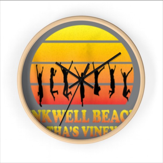 Discover Inkwell Beach Oak Bluffs Martha s Vineyard MA Vint Wall Clocks
