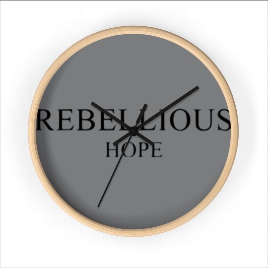 Discover Rebellious Hope Wall Clocks