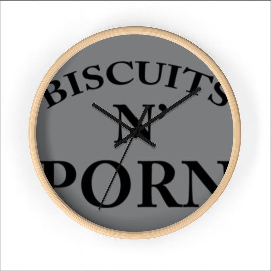 Discover BISCUITS N PORN Wall Clocks