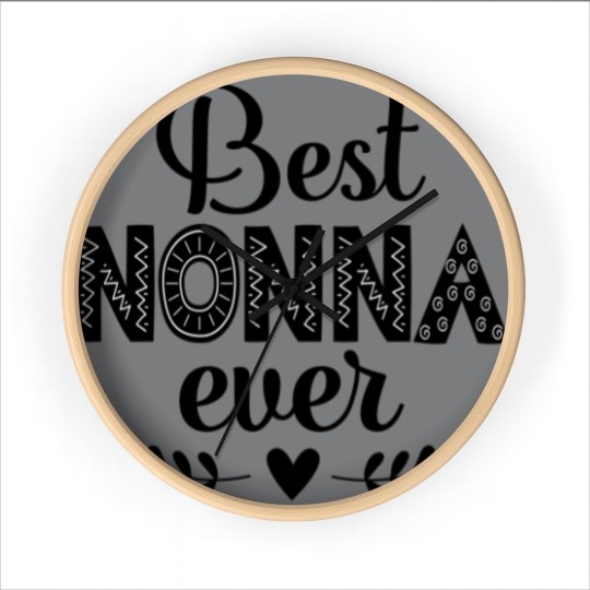 Discover Best Nonna Ever Grandma - Nonna - Wall Clocks