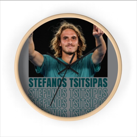 Discover stefanos tsitsipas Classic Wall Clocks