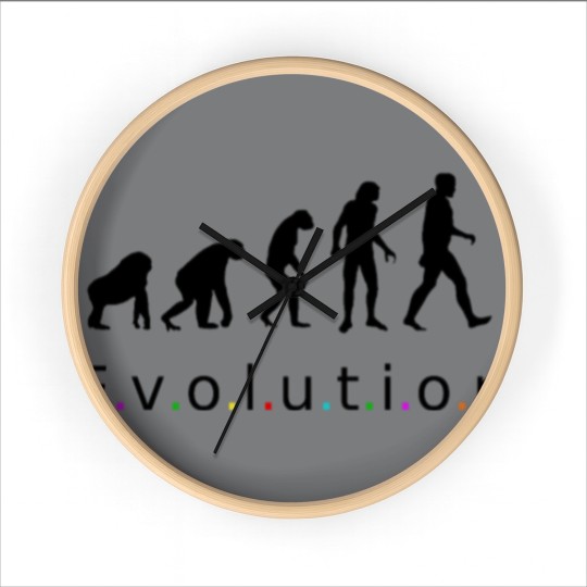 Discover Evolution, Homo Sapiens Wall Clocks