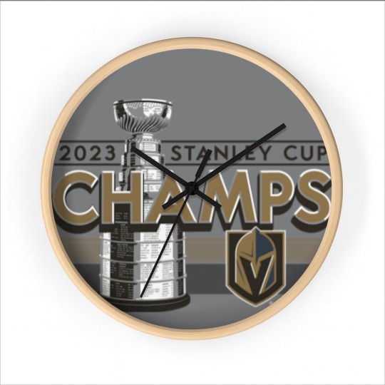 Discover Las Vegas hockey team Fanatics 2023 Golden Knights Wall Clocks Gift For Fans