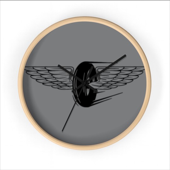 Discover wheel wings Wall Clocks