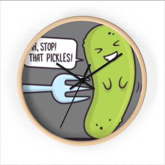 Discover Stop! That Pickles Wall Clocks