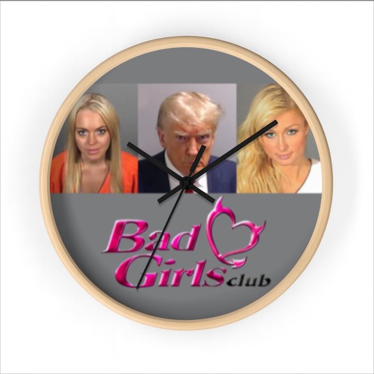Discover Donald Trump Mugshot Wall Clocks, Bad Girls Club Wall Clocks, Trump Mugshot Wall Clocks, Bad Girls Club Trump Wall Clocks, Trump Mugshot Meme Wall Clocks