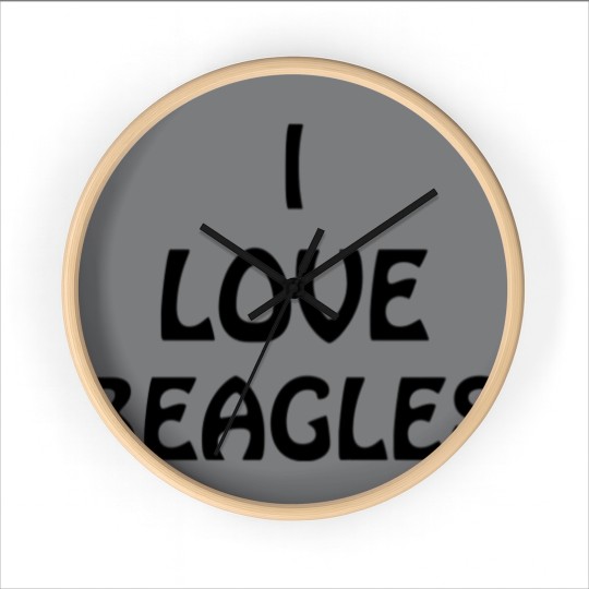Discover Barry Loves Beagles - Beagles - Wall Clocks
