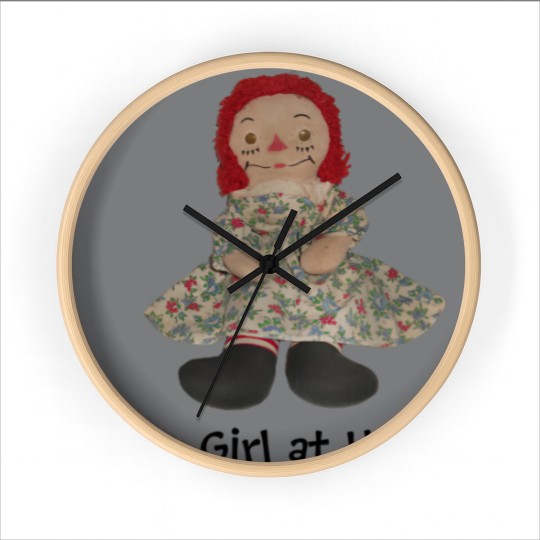 Discover Raggedy Doll Wall Clocks