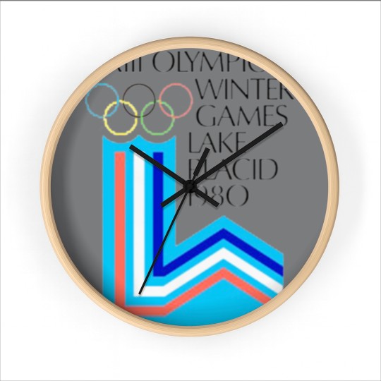 Discover Lake Placid 1980 Winter Olympics Wall Clocks