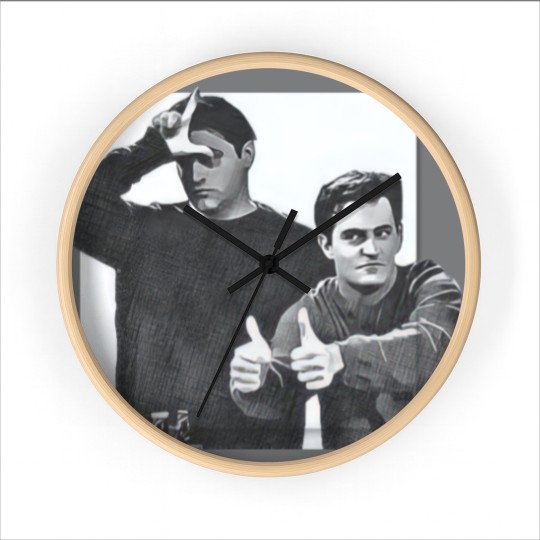 Discover Chandler Bing-Joey Tribbiani Wall Clocks Bing Tribbiani Wall Clocks