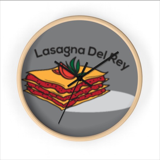 Discover Lasagna Del Rey Wall Clocks
