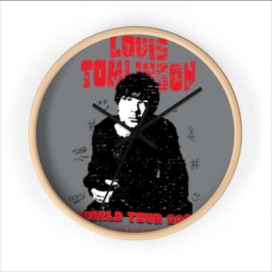 Discover Louis Tomlinson Wall Clocks, Faith in the future world tour Wall Clocks