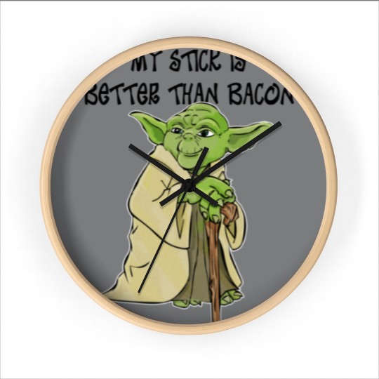 Discover My Stick is Better Than Bacon - Bad Lip Reading Wall Clocks