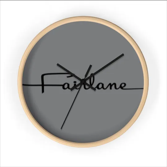 Discover Fairlane Script Wall Clocks