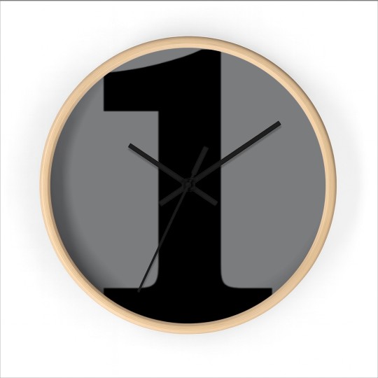 Discover number - 1 - one Wall Clocks