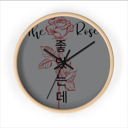 Discover Vintage Retro The Rose Kpop Wall Clocks, The Rose World Tour Wall Clocks