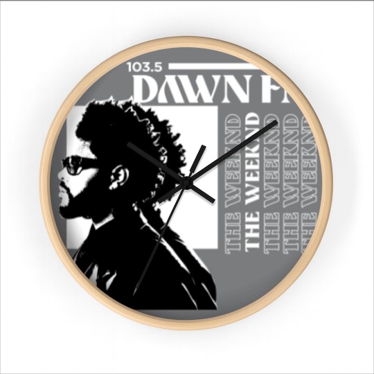 Discover Weeknds Wall Clocks / Dawn Fm Custom Album Cover Wall Clocks