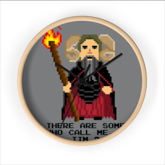 Discover Tim the Enchanter - Monty Python and the Holy Pixe Wall Clocks