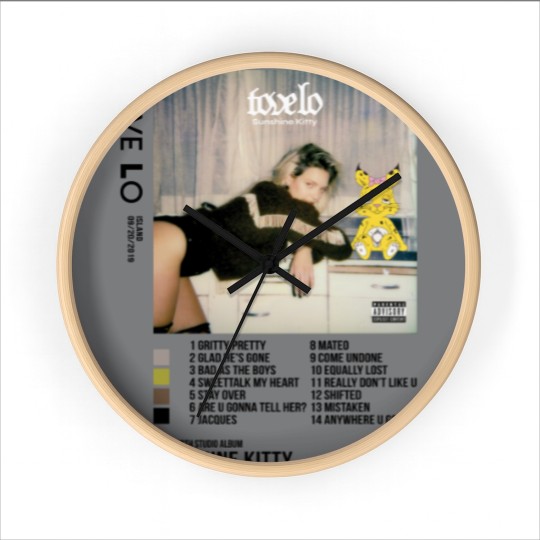 Discover Tove Lo Sunshine Kitty Album  Poster Wall Clocks