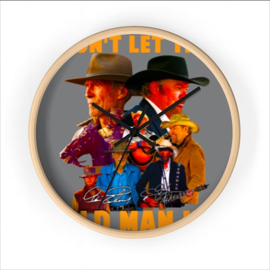 Discover Clint Eastwood and Toby Keith Wall Clocks