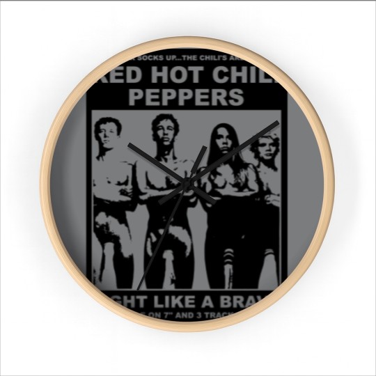 Discover Red Hot Chili 90s Vintage Style Unisex Wall Clocks, RHCP Wall Clocks