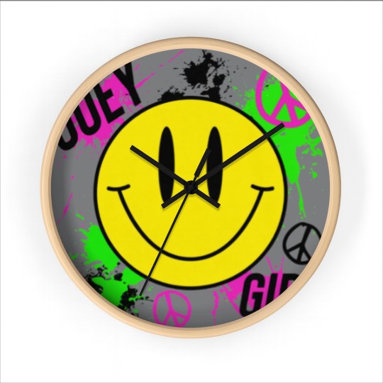 Discover Joey Girl NKOT Block Wall Clocks, Joey McIntyre, New Kids on Block, Retro, 80s, 90s Short-Sleeve Wall Clocks