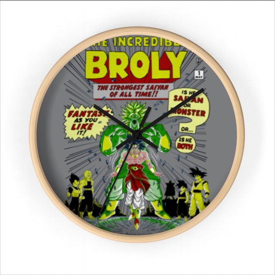 Discover The incredible Broly Wall Clocks