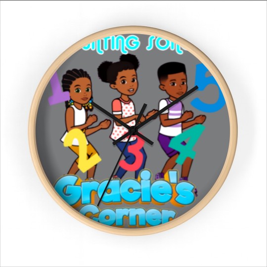 Discover Gracies Corner Phonics Kids Merch Wall Clocks