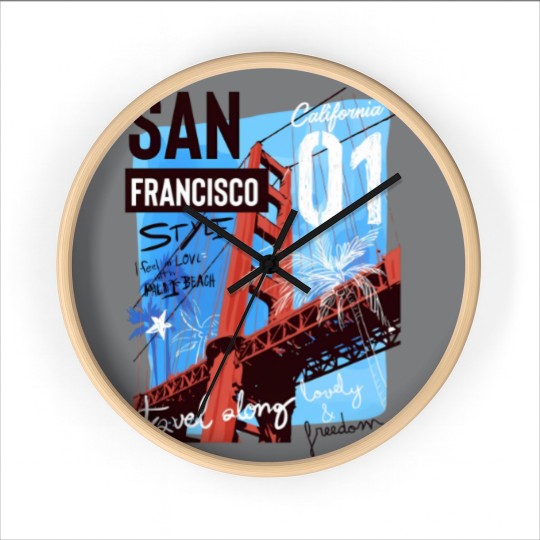 Discover SAN FRANCISCO Wall Clocks