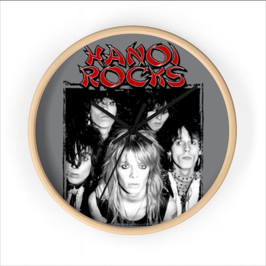 Discover Hanoi Rocks Wall Clocks