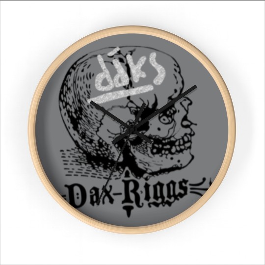 Discover Dax Riggs large red graphic Wall Clocks