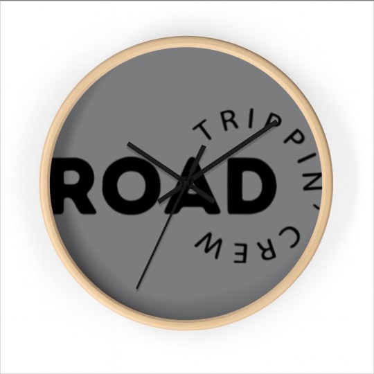 Discover Road Trippin Crew Wall Clocks, Family Vacation Wall Clocks, Vacation Wall Clocks