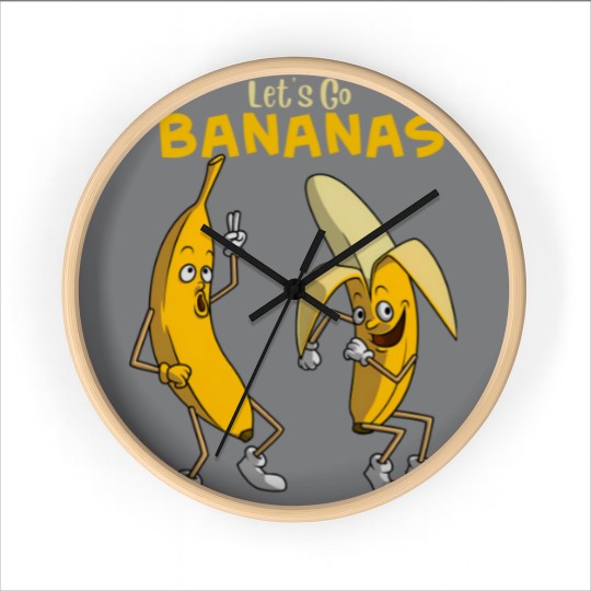 Discover Savannah Bananas Baseball Let s Go Bananas Wall Clocks