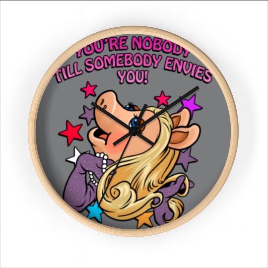 Discover Miss Puppet Character Piggy  Love You Wall Clocks