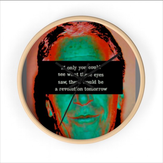 Discover Jeffrey Epstein Cover-up Protest Wall Clocks