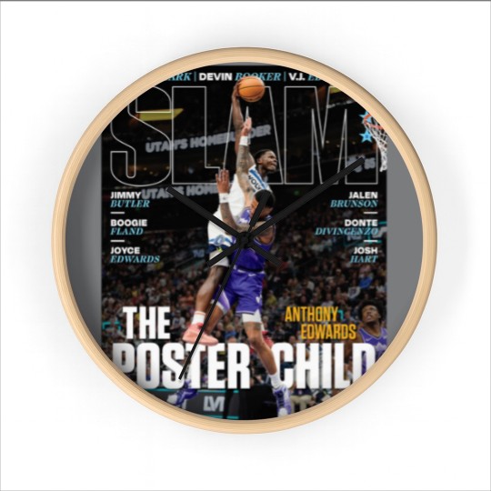 Discover Anthony Edwards SLAM Magazine Wall Clocks
