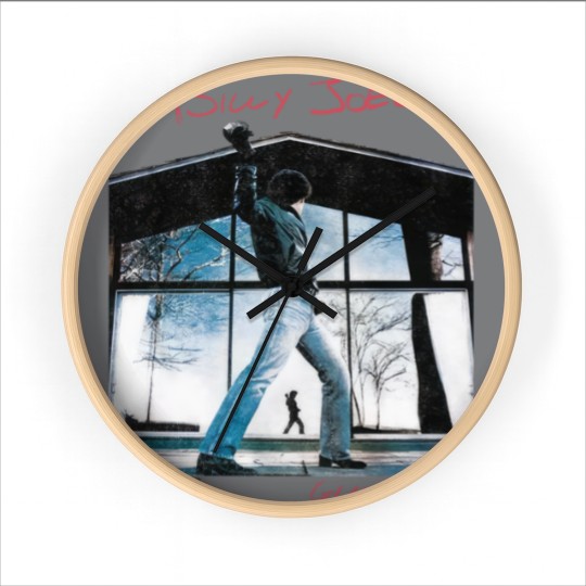 Discover Billy Joel Glass Houses White Wall Clocks