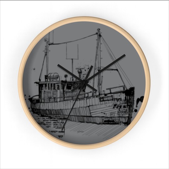 Discover Lonely Trawler Wall Clocks