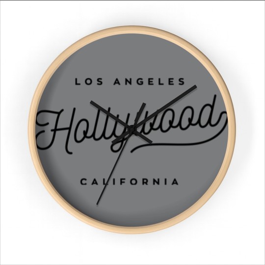 Discover hollywood los angeles Wall Clocks