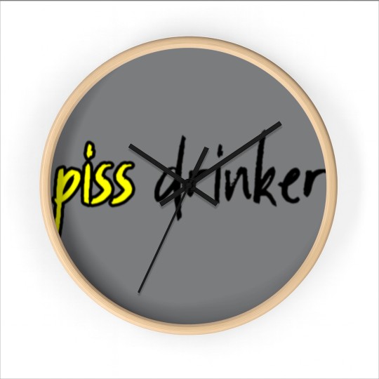 Discover Piss Drinker 5 Wall Clocks