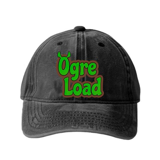 Discover A SHREK-tastic Design - Shrek - Washed Denim Baseball Caps