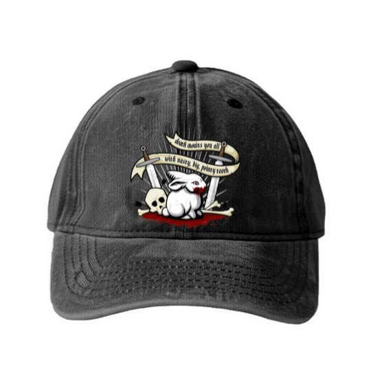 Discover Killer Rabbit Washed Denim Baseball Caps