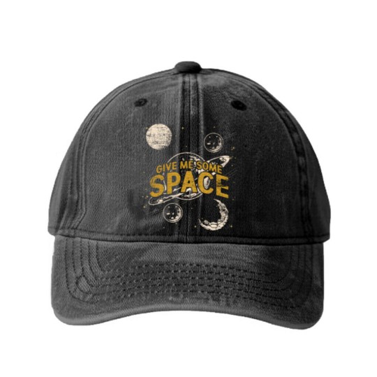 Discover Space Heavenly Bodies Washed Denim Baseball Caps