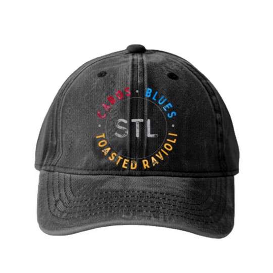 Discover Saint Louis Missouri Favorites Washed Denim Baseball Caps