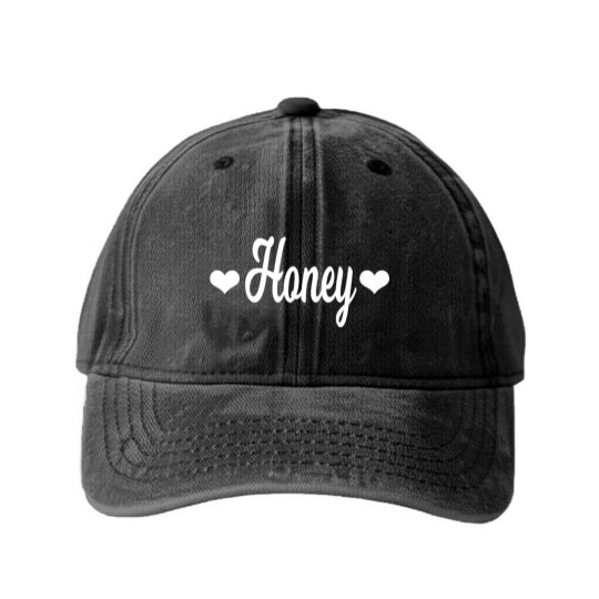 Discover That Says Honey Washed Denim Baseball Caps