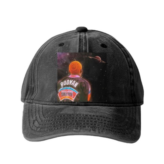 Discover DENNIS RODMAN Washed Denim Baseball Caps