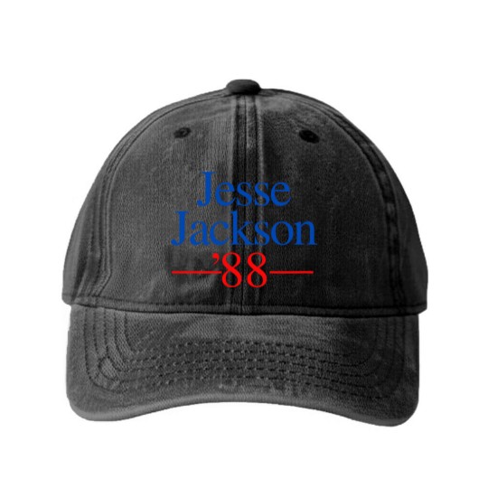 Discover Jesse Jackson 88 Presidential Campaign Washed Denim Baseball Caps