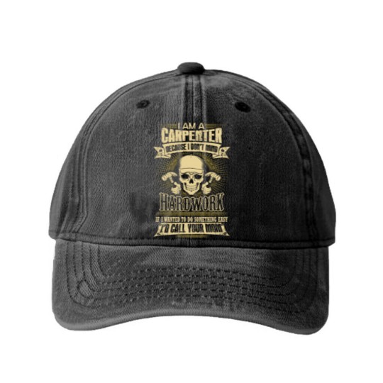 Discover Carpenter union carpenter construction carpenter Washed Denim Baseball Caps