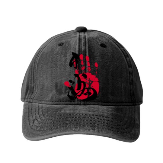 Discover Hakuho Sumo Tegata - Sumo - Washed Denim Baseball Caps